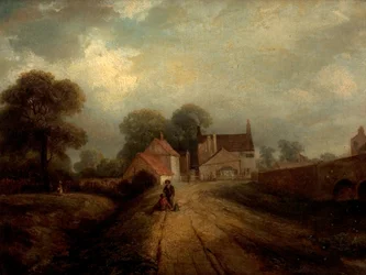 Blick auf das Old Trent Bridge Inn, West Bridgford, Nottingham